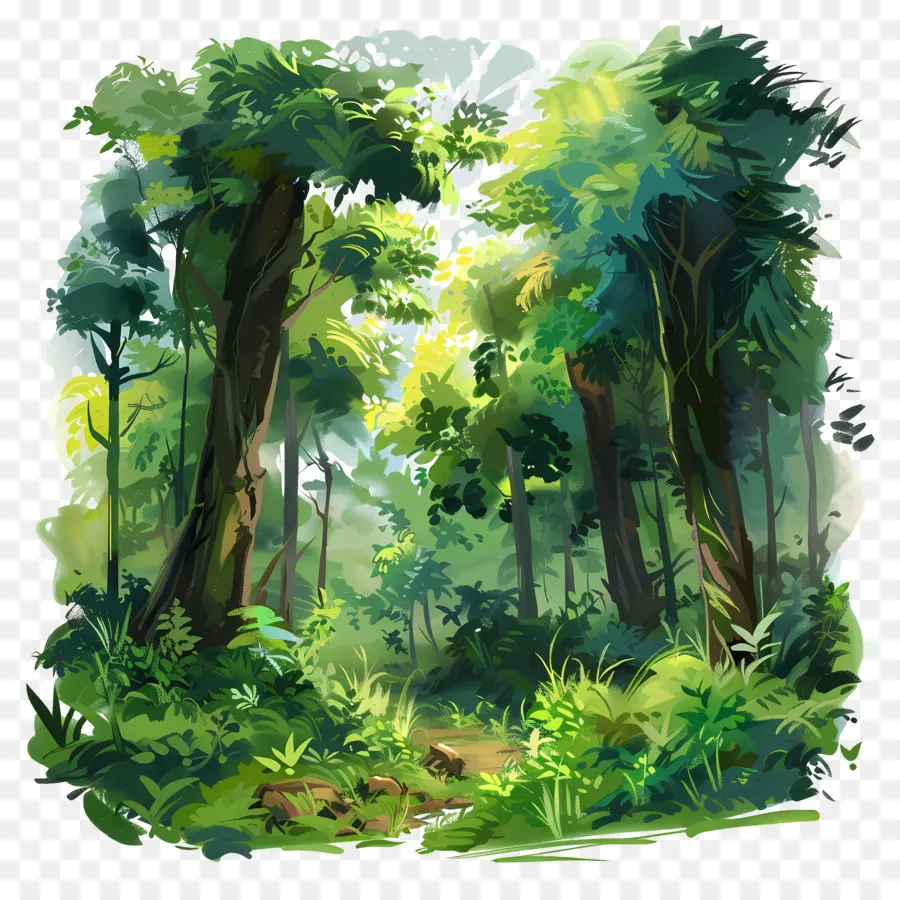 Bosque Exuberante，Bosque PNG