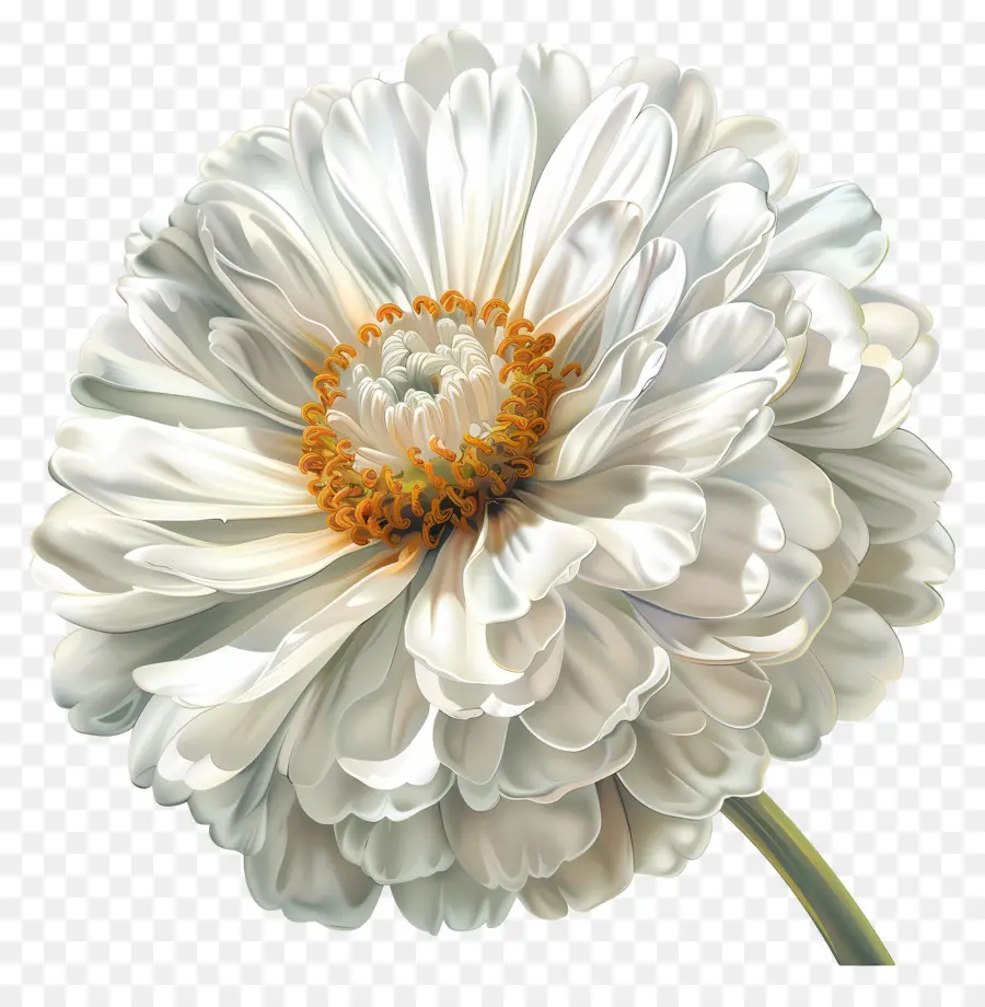 Blanco De Caléndula，Flor Blanca PNG