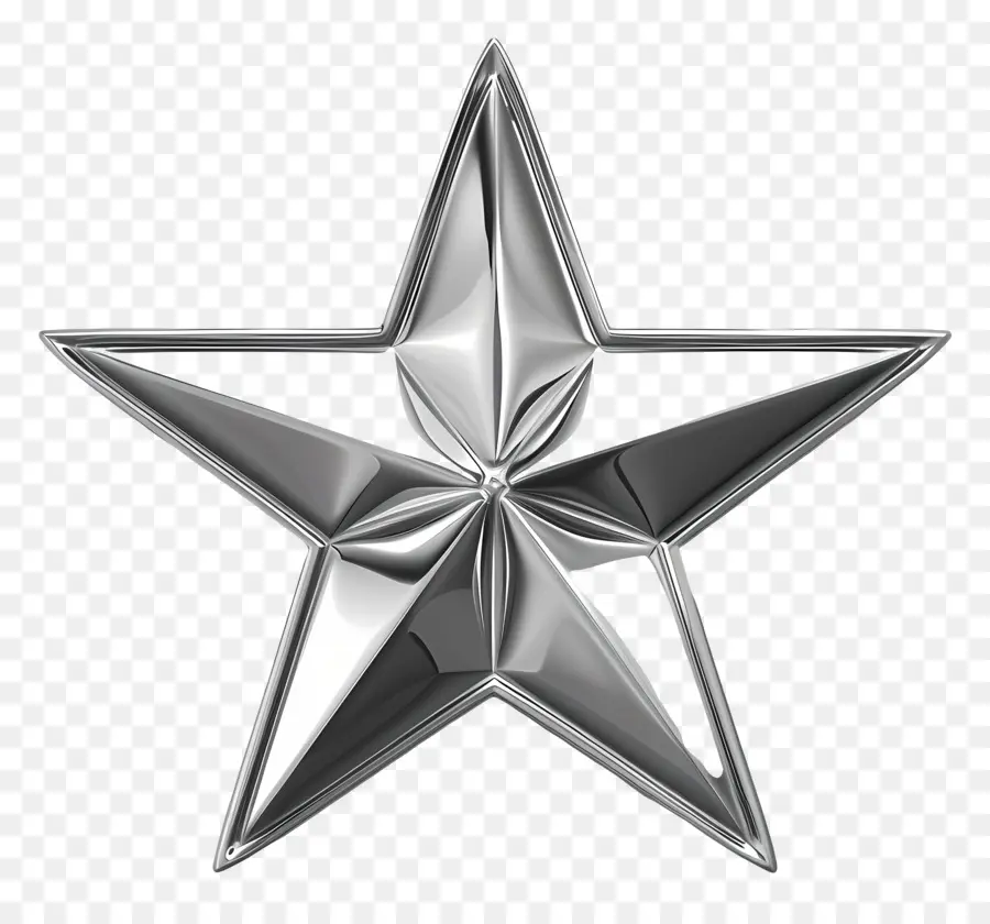 La Estrella De Plata，Estrella De Acero Inoxidable PNG