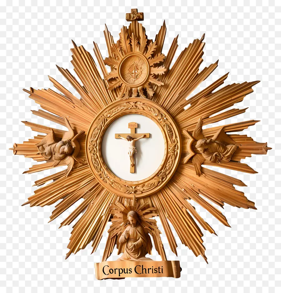 Corpus Christi，Crucifijo De Oro PNG