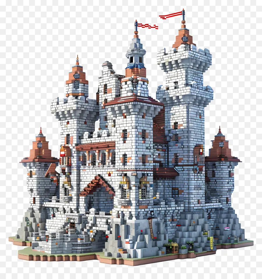 Castillo De Minecraft，Castillo PNG