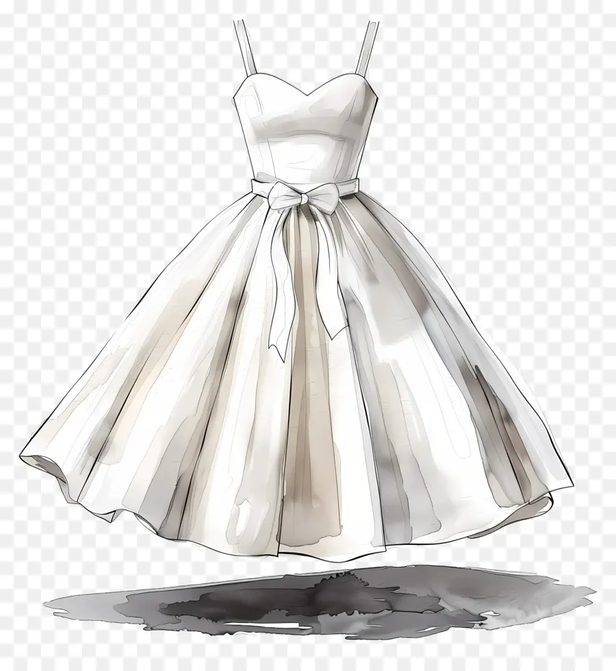 Vestido De Novia Corto，Vestido Blanco PNG