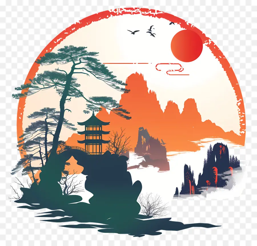 China，Naturaleza PNG