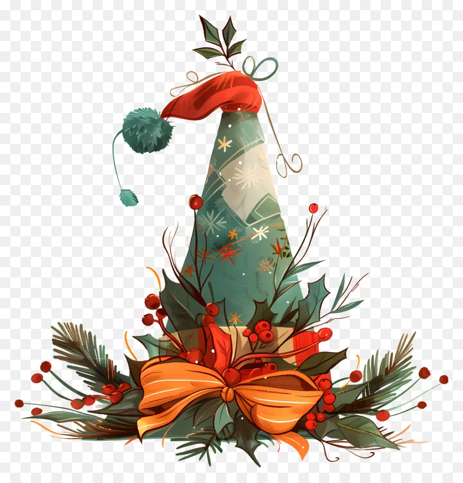 Sombrero De Navidad，Santa Claus Hat PNG