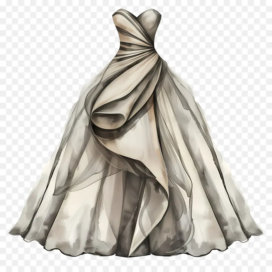 Vestido De Novia De Vestidos De Noche，Vestido De Boda De Seda PNG