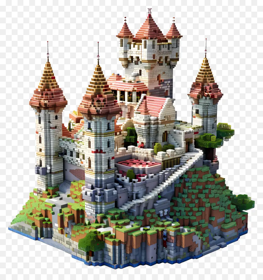 Castillo De Minecraft，Castillo PNG