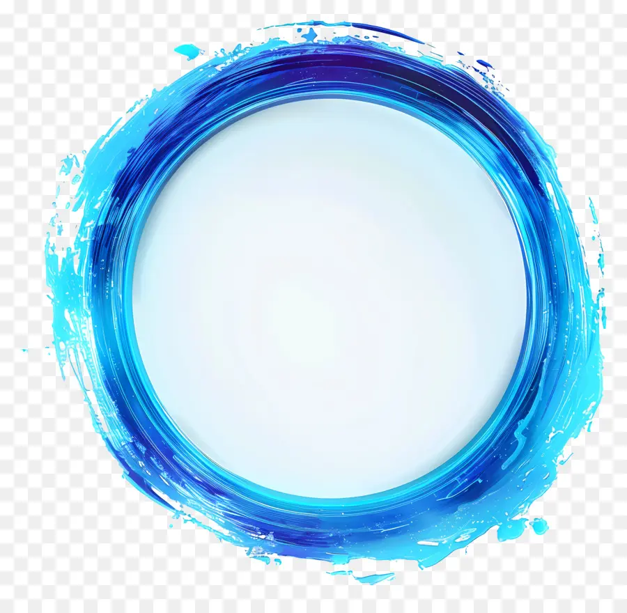 Círculo Azul，El Arte Abstracto PNG