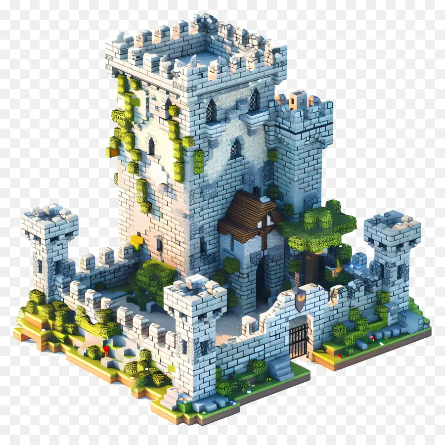 Castillo De Minecraft，Castillo PNG