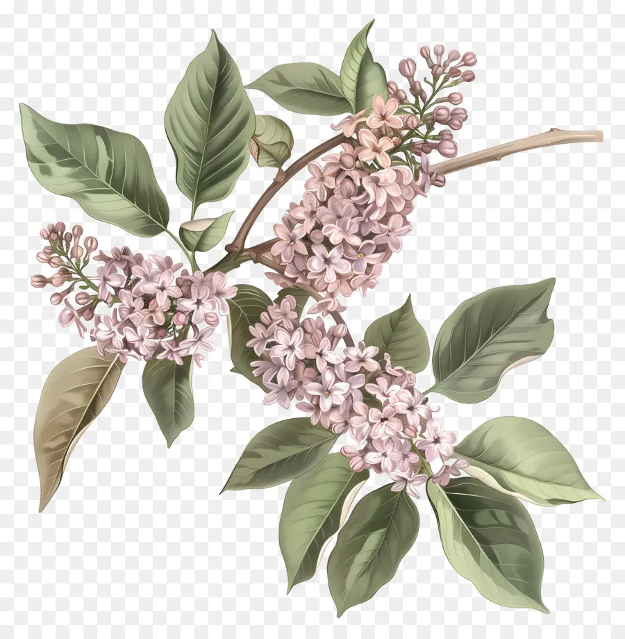 Syringa Vulgaris，Lilas PNG