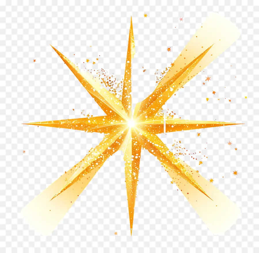 Estrella Brillante，Sunburst PNG