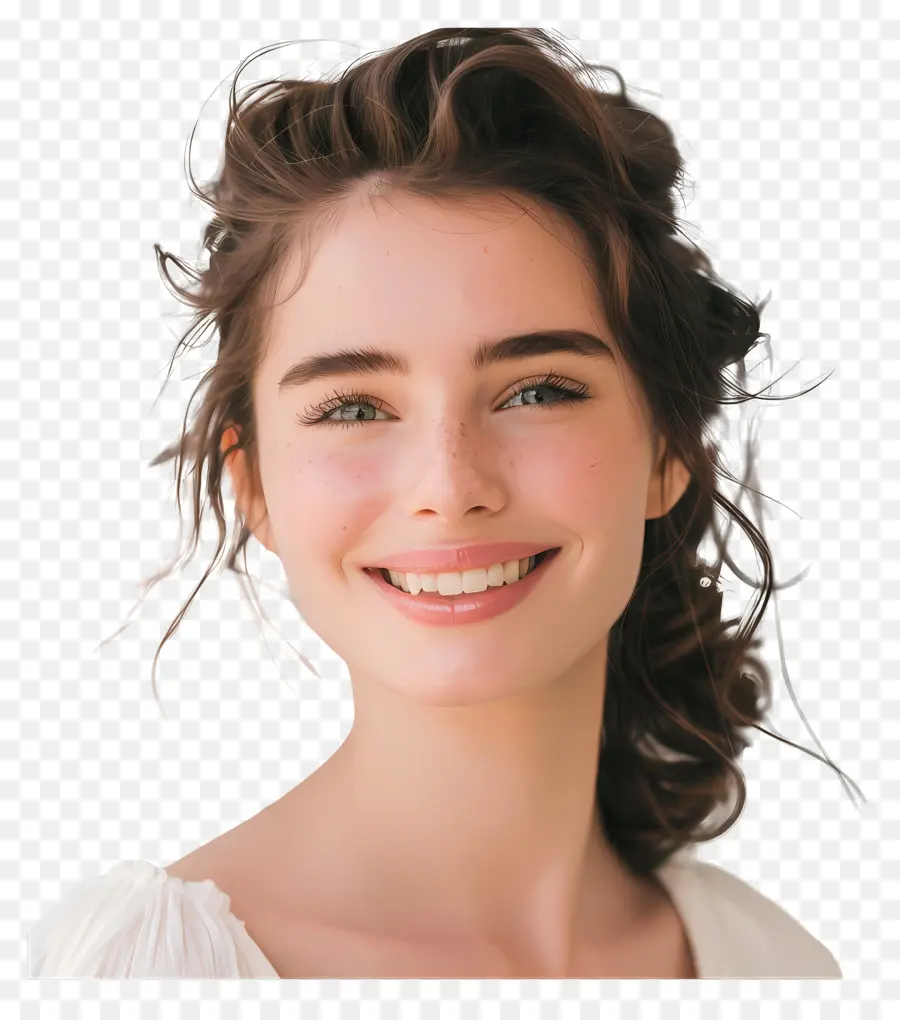 La Mujer De La Cara，Mujer Joven PNG