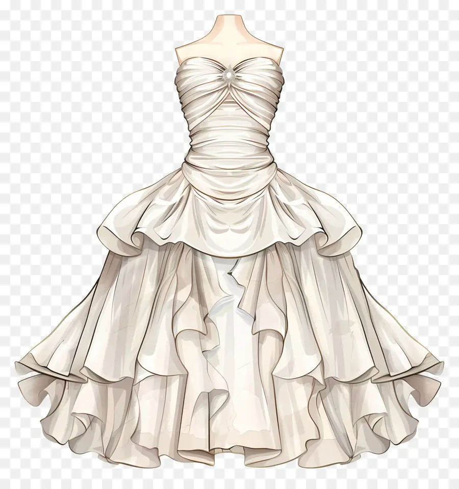 Vestido De Novia Corto，Vestido De Novia PNG