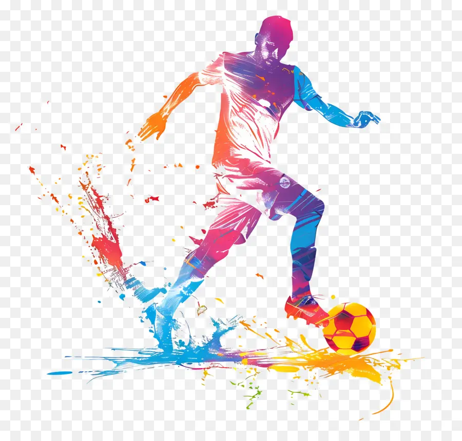 Silueta De Hombre De Fútbol，Jugador De Fútbol PNG