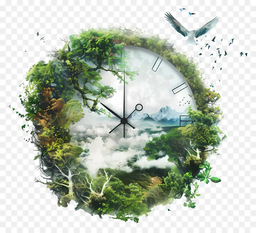 Reloj，Naturaleza PNG