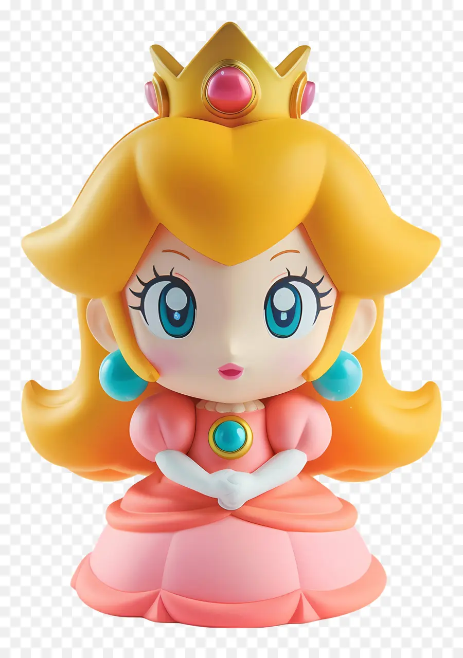 La Princesa Peach，Figurilla PNG