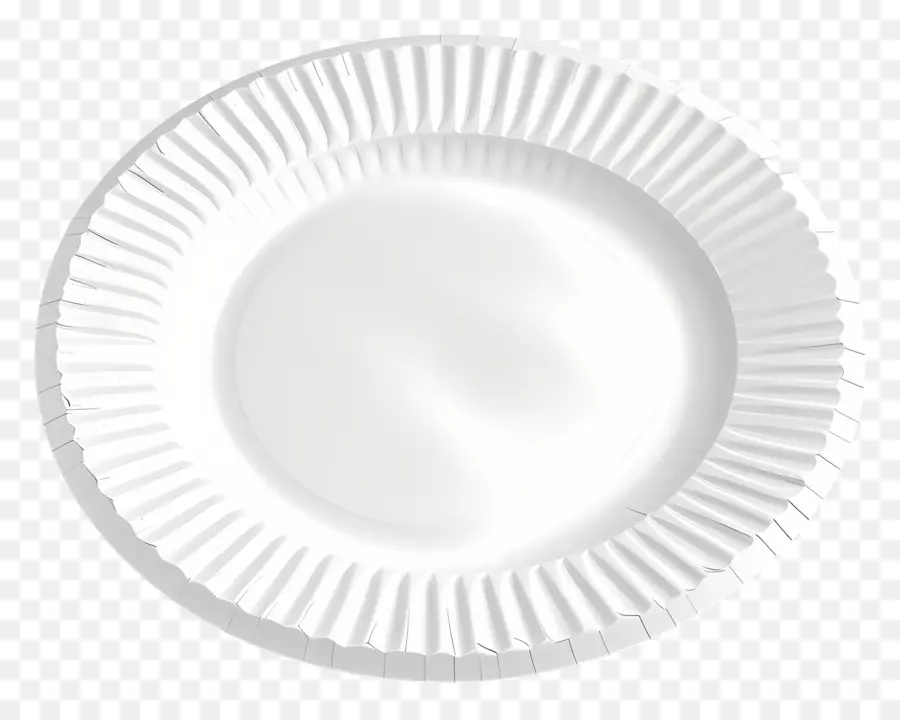 Plato De Papel，Plato De Papel Blanco PNG