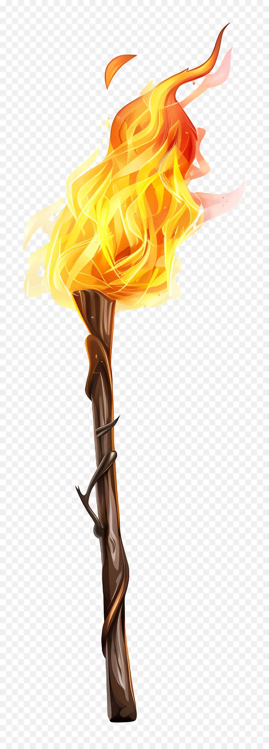 Fuego Palo，Antorcha PNG