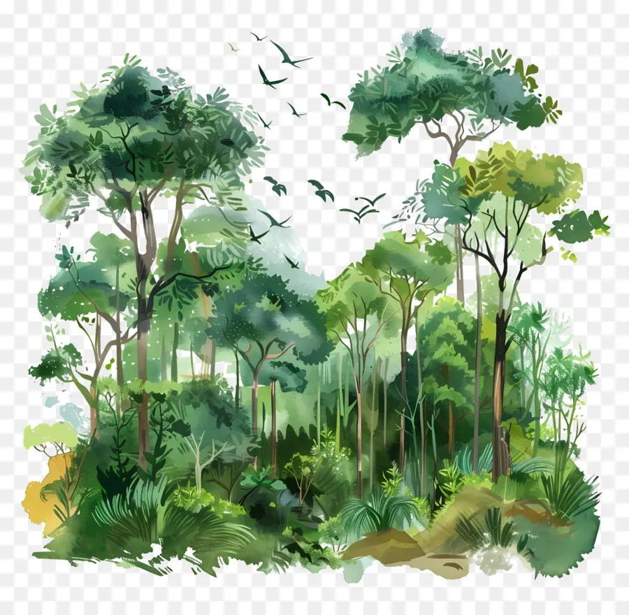 Bosque Exuberante，Selva PNG