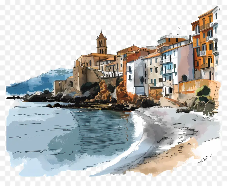 Cefalu Sicilia，Playa PNG