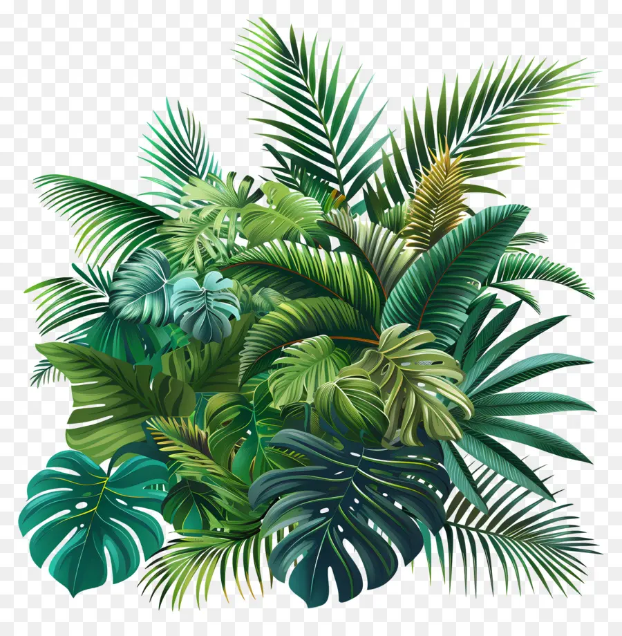 La Vegetación Tropical，Bosque Tropical PNG