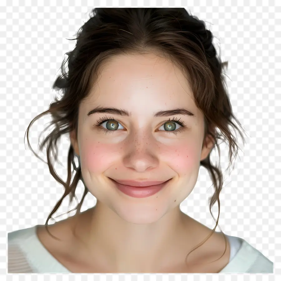 Cara De Mujer，Mujer Sonriente PNG