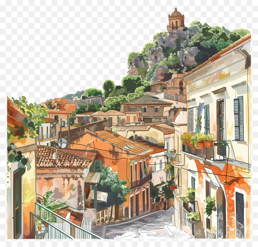 Taormina Sicilia，Ciudad Histórica PNG