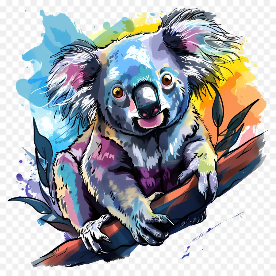 Koala Bear，Pintura Digital PNG