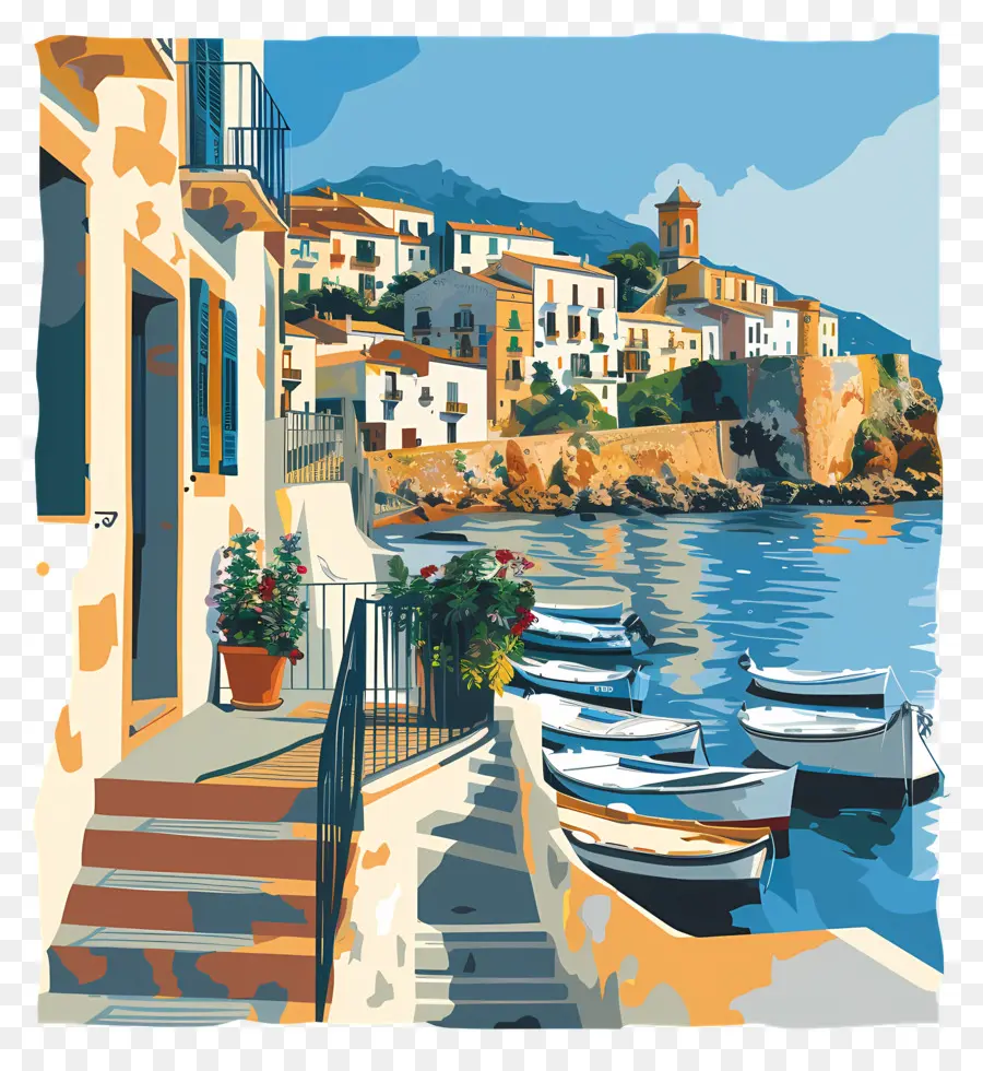 Cefalu Sicilia，Pueblo Costero PNG