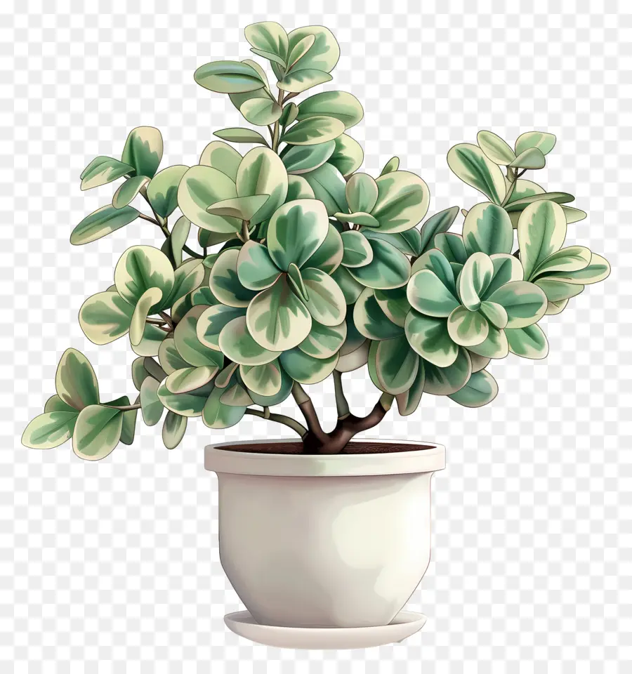 Planta De Jade Abigarrado，Las Plantas De Interior PNG