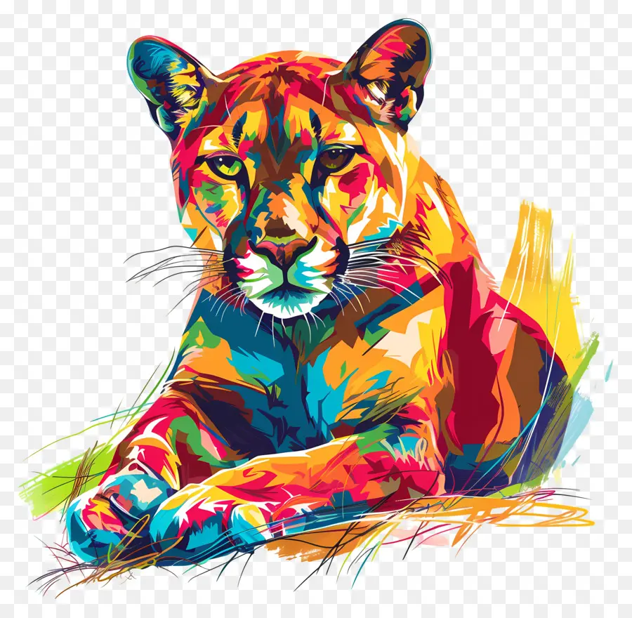 Puma，León PNG