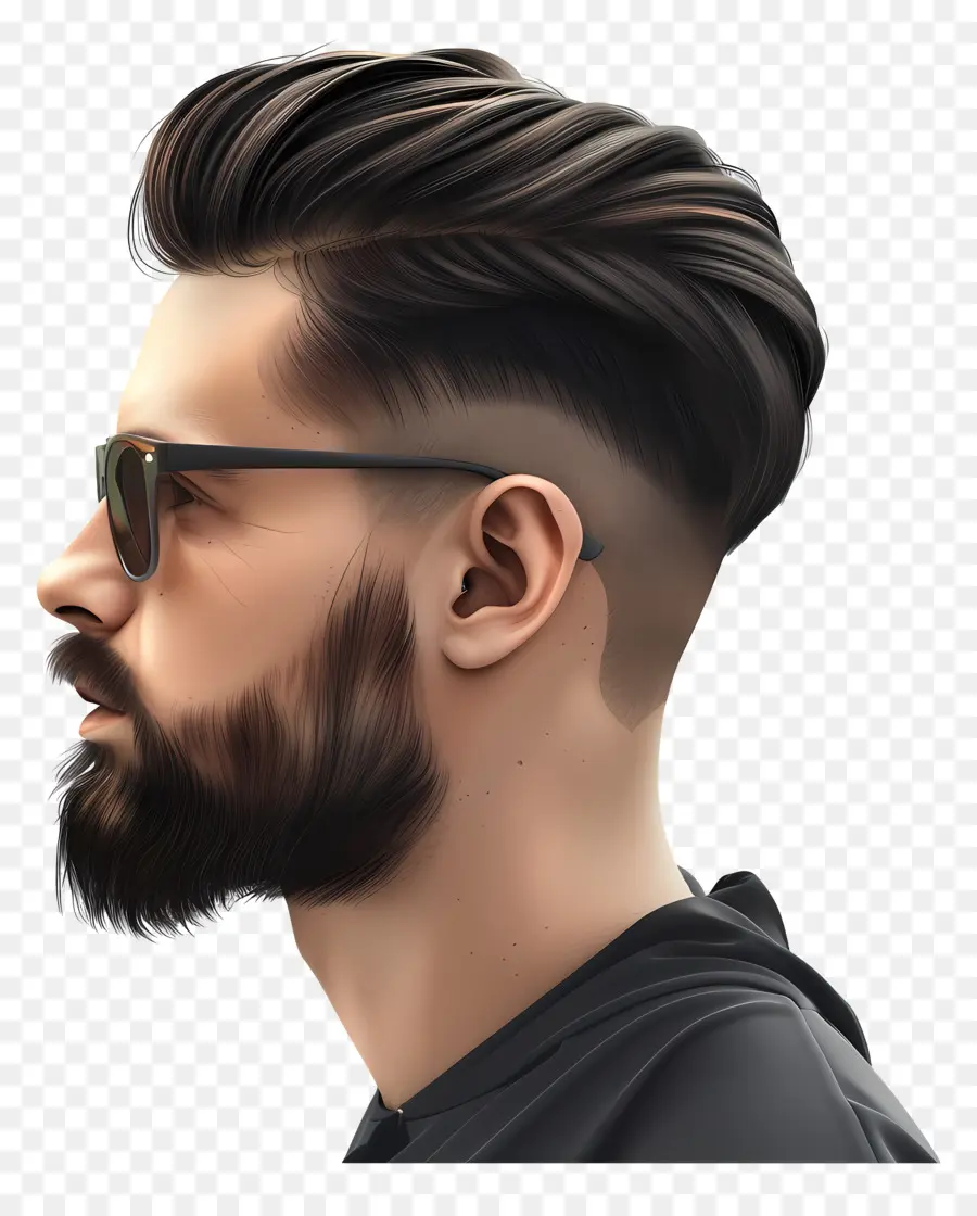 Corte De Pelo De Baja Desvanecimiento，La Moda Para Hombre PNG