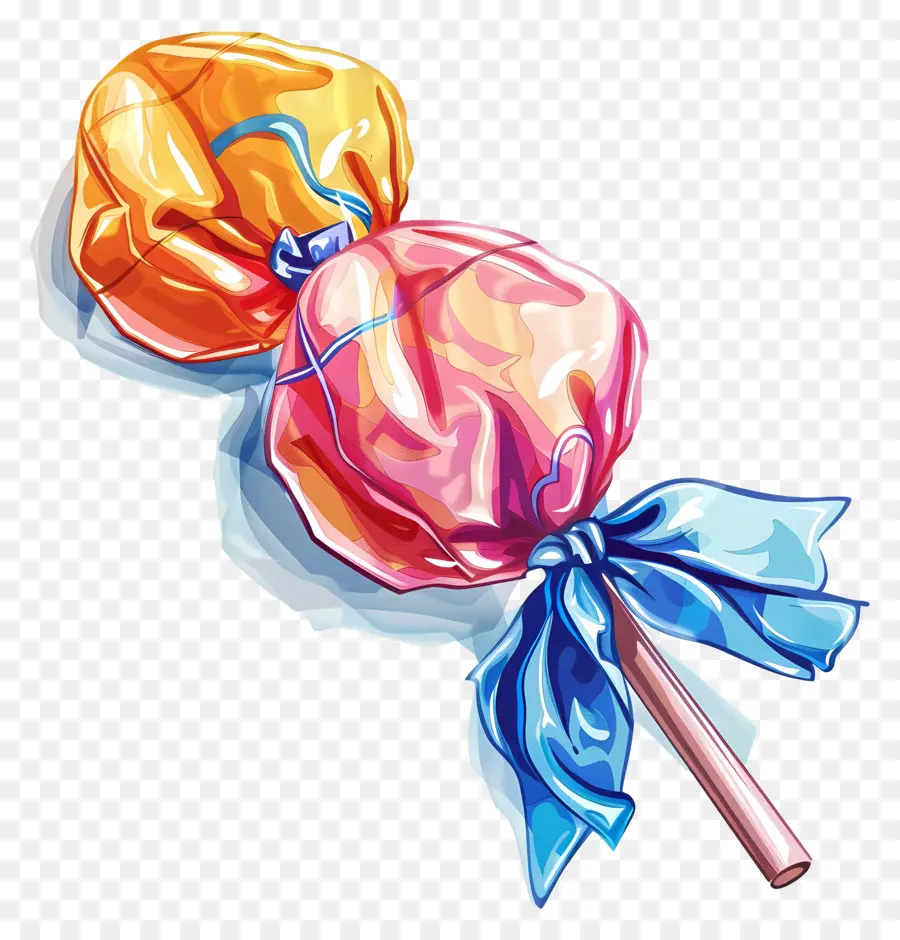 Dulces，Bastón De Caramelo PNG