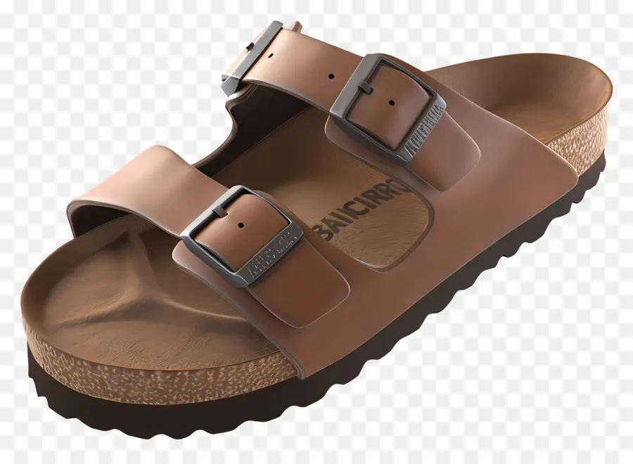 Birkenstock，Sandalias Marrón PNG