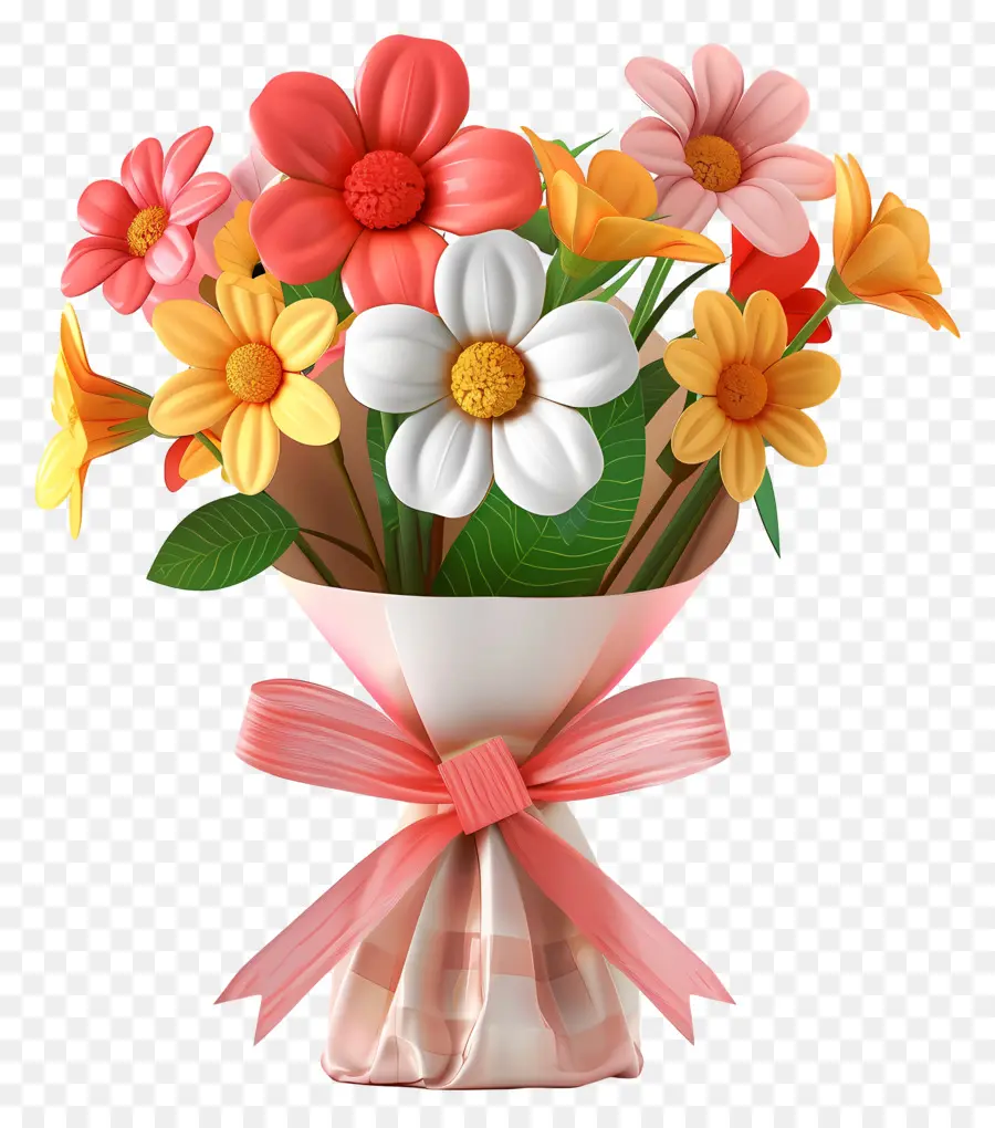 Flores Del Día De Mayo，Ramo De Flores PNG