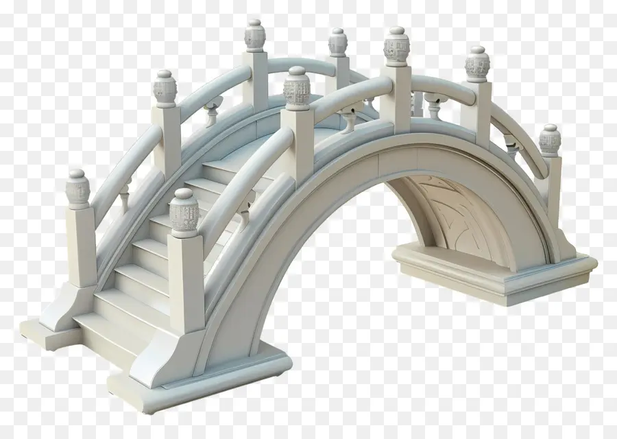 Puente De Arco，Modelo En 3d PNG