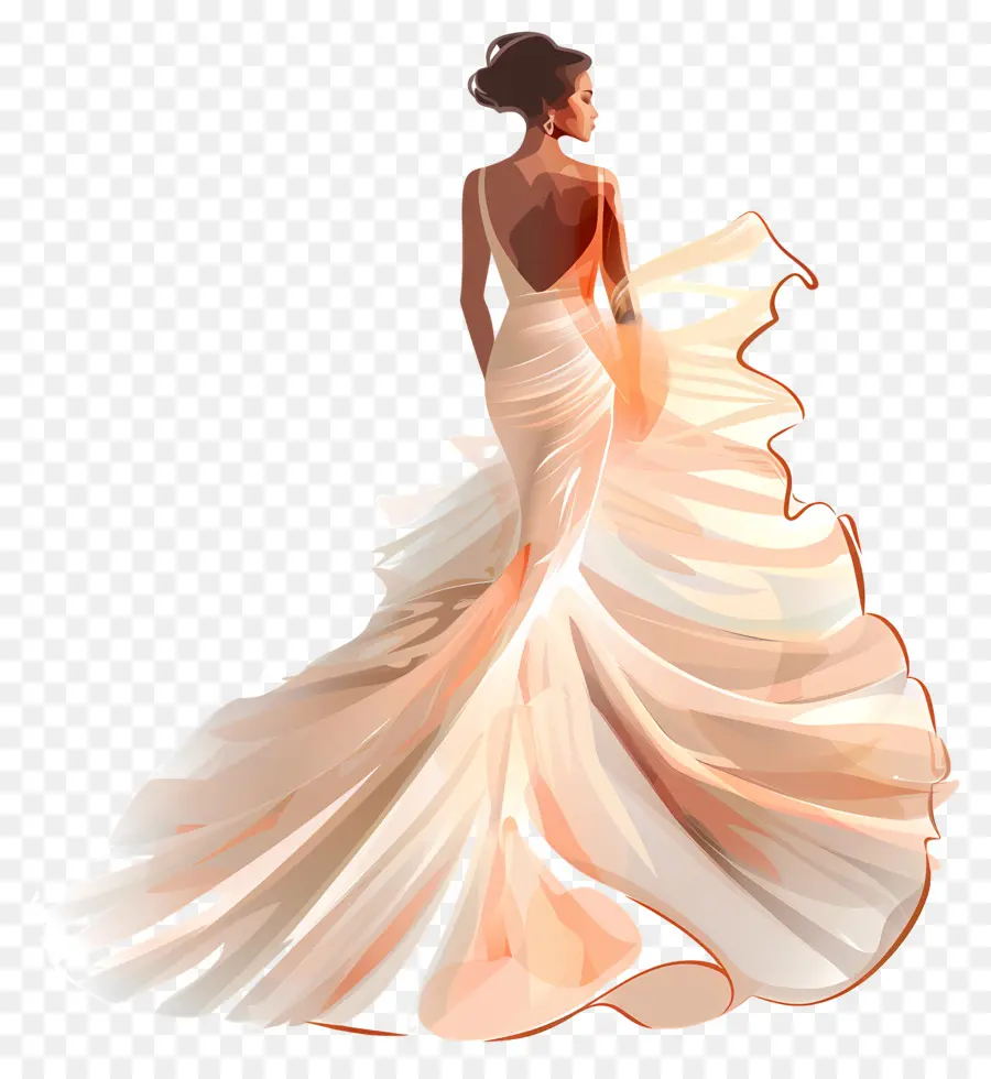 Vestido De Novia De Novia，Novia PNG