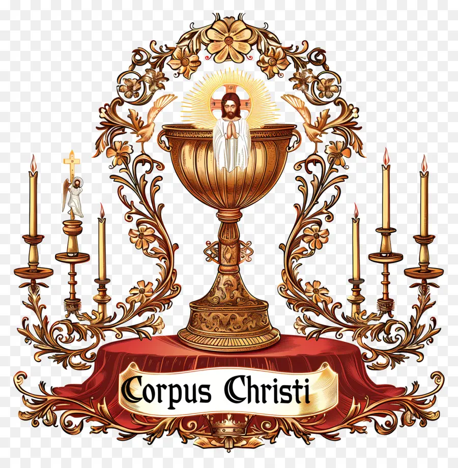 Corpus Christi，Cáliz De Oro PNG