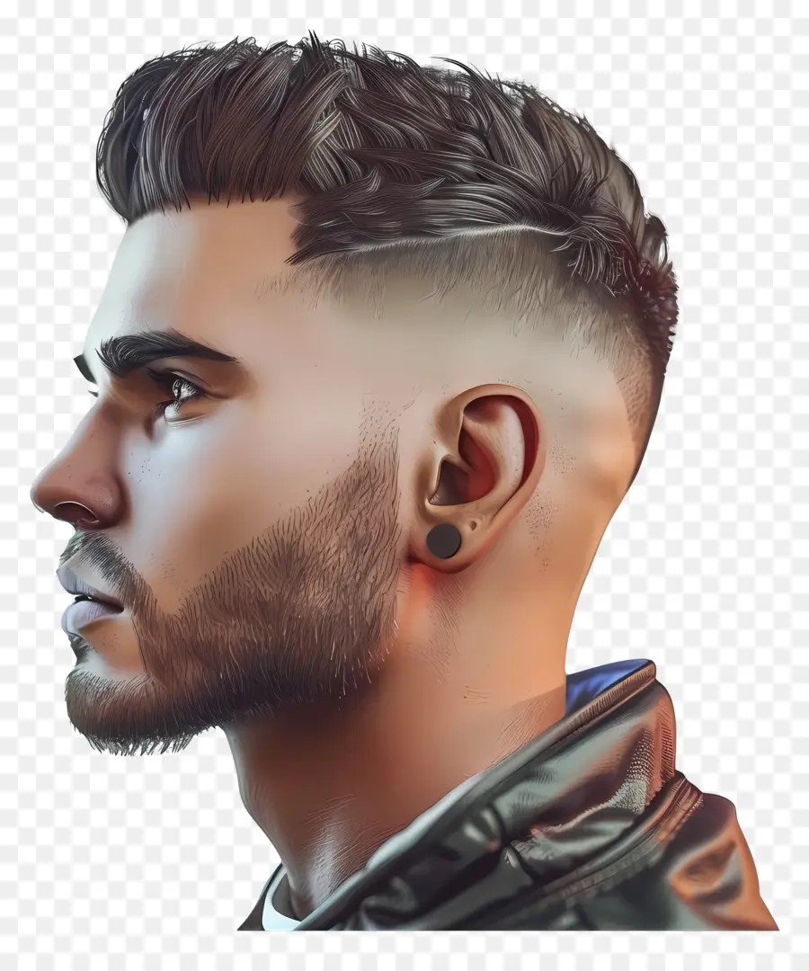 Corte De Pelo Corto，Peinado Para Hombre PNG