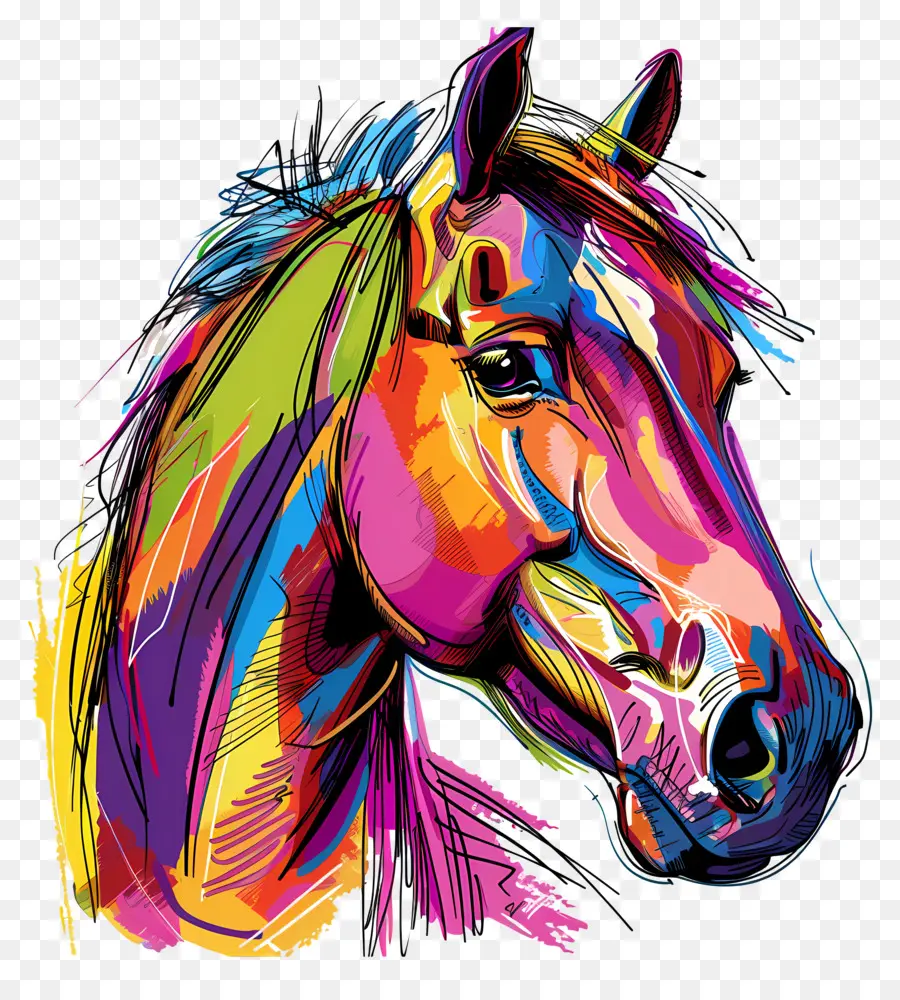 Caballo，Vistoso PNG