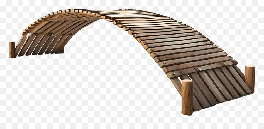 Puente De Viga，Arco De Madera PNG