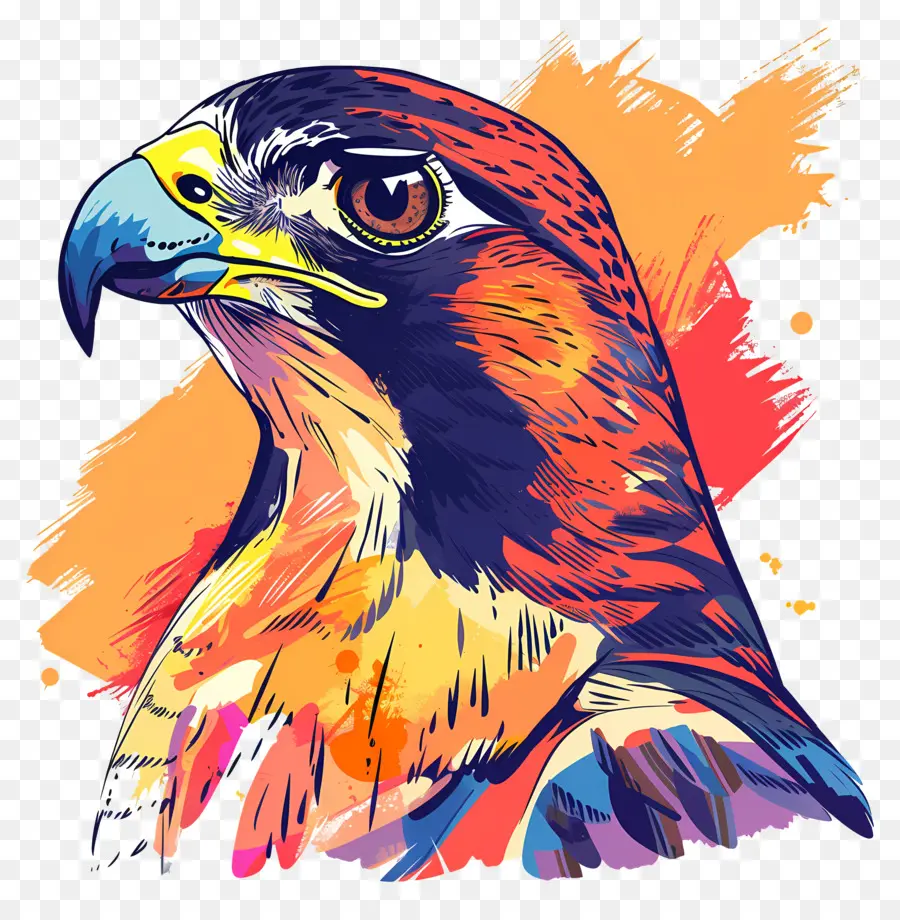 Falcon，águila PNG