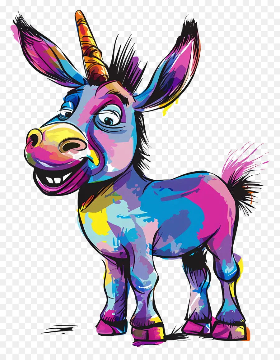 Burro，De Dibujos Animados De Burro PNG