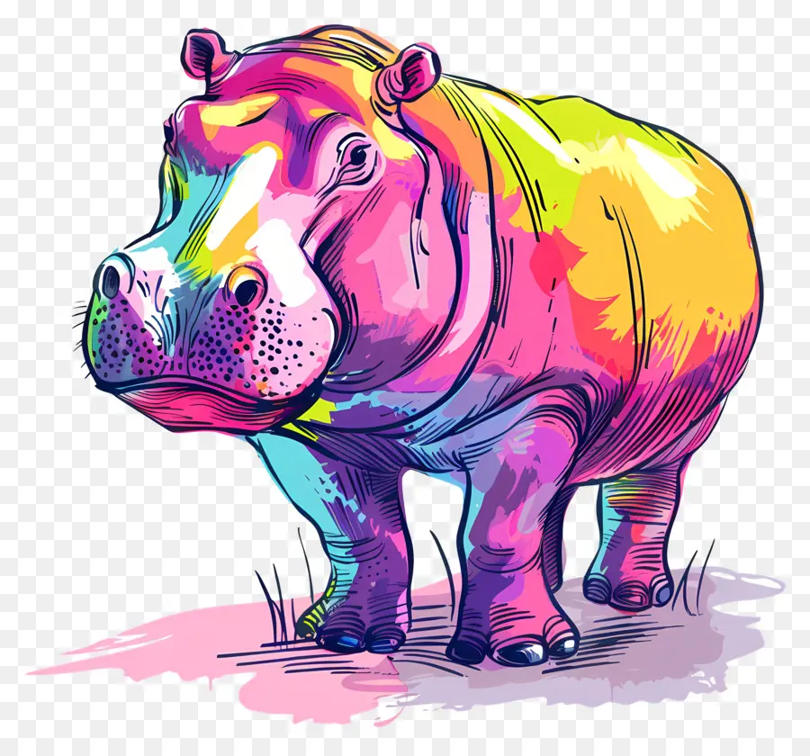 Hipopótamo，Hippo PNG