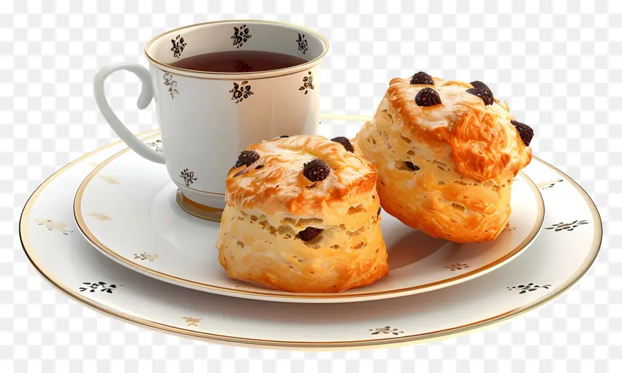 Scones，Té PNG