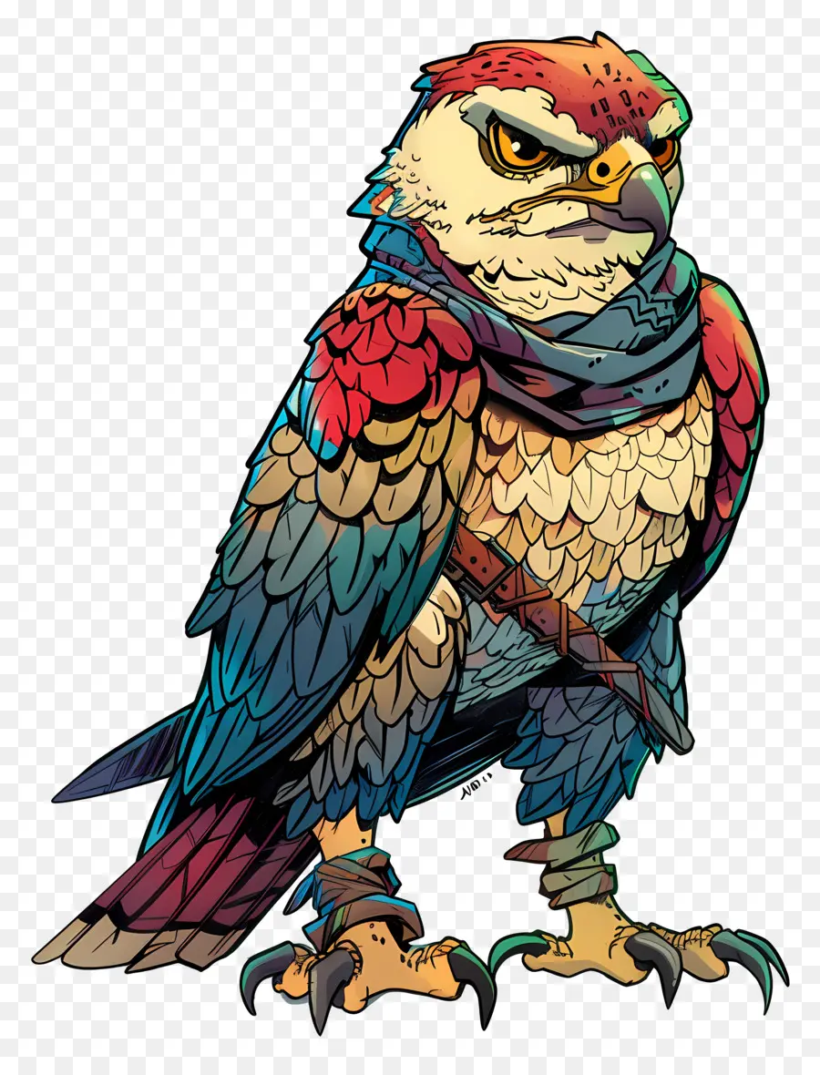 Falcon，Pájaro De Colores PNG