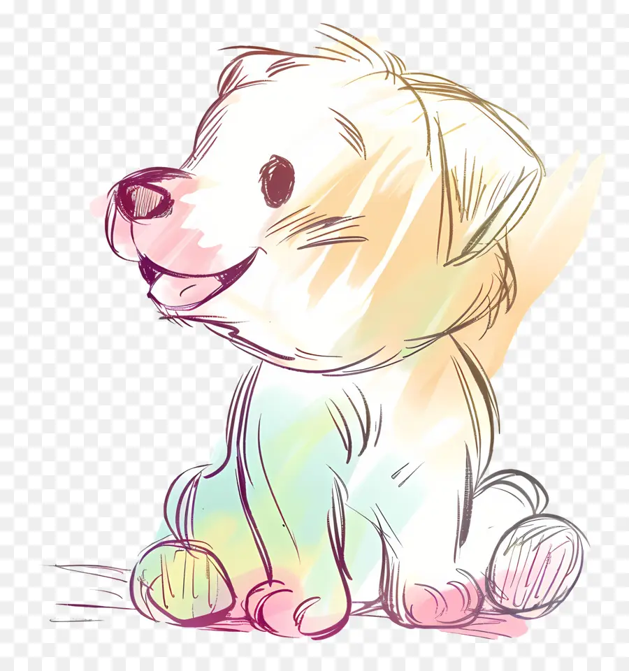 Doodle Perro，Lindo Perro PNG