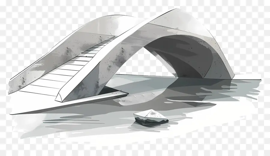 Puente De Hormigón，Puente Moderno PNG
