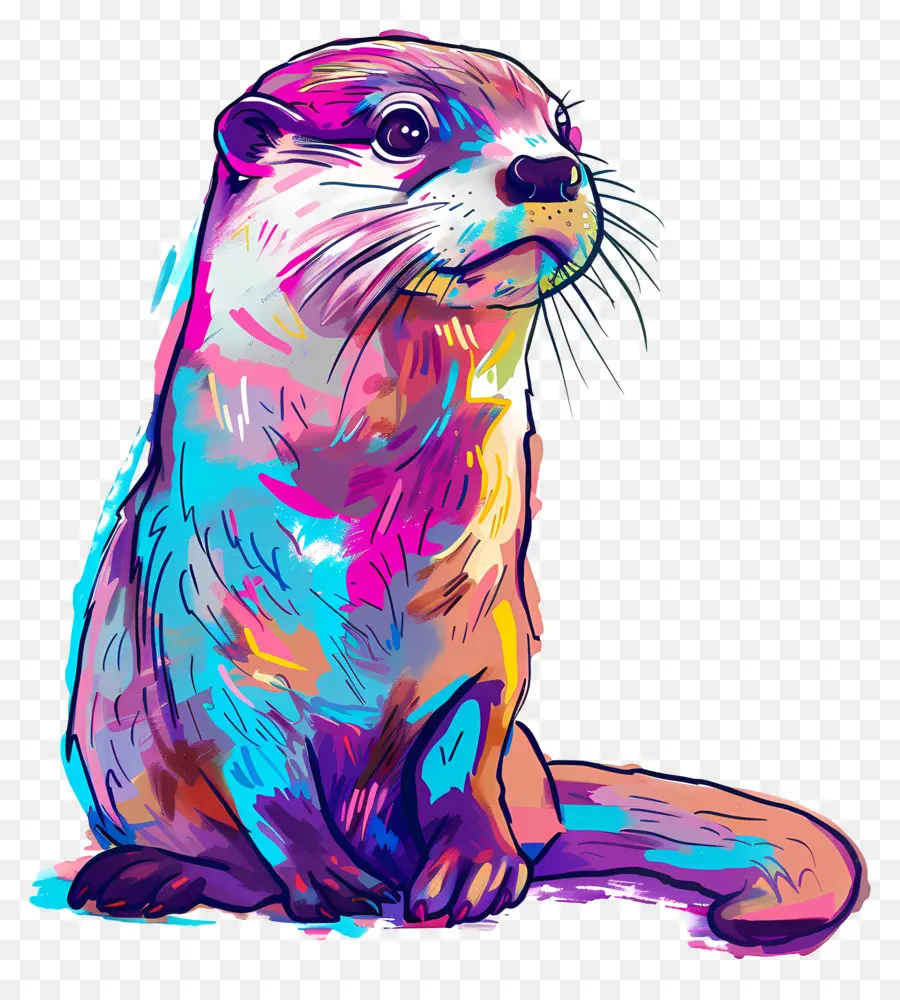 La Nutria，Colorido PNG