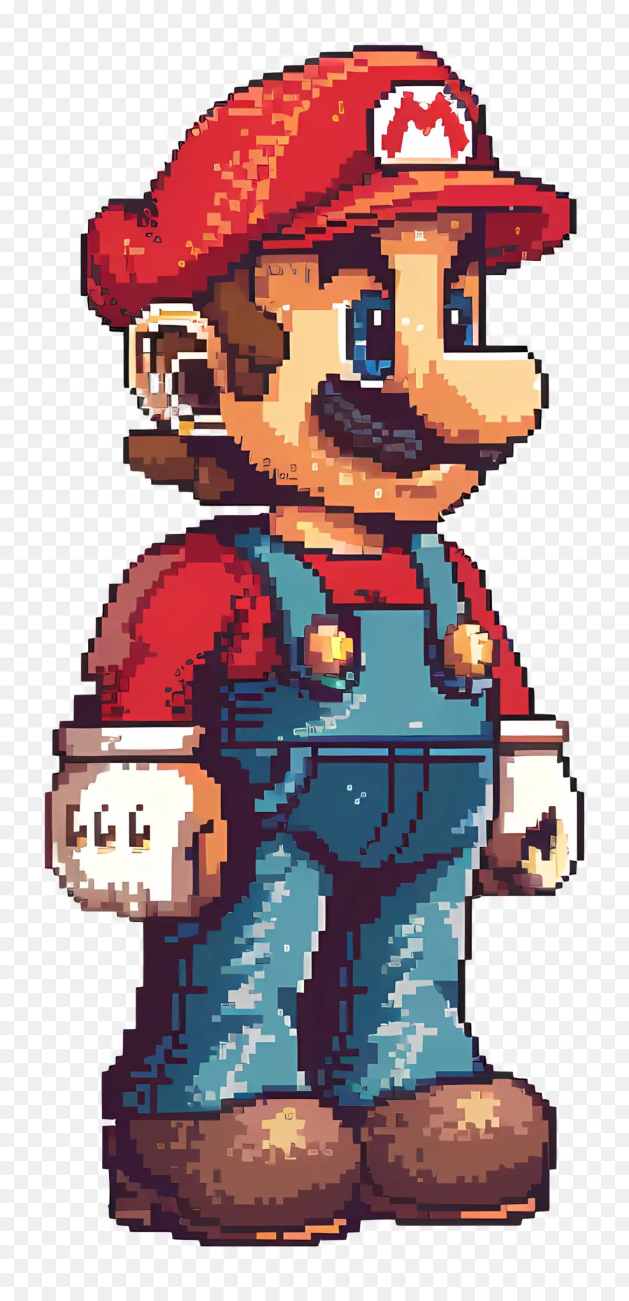 Mario De 8 Bits，Píxel Mario PNG