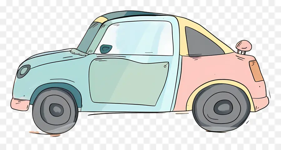 Doodle Coche，Coche PNG